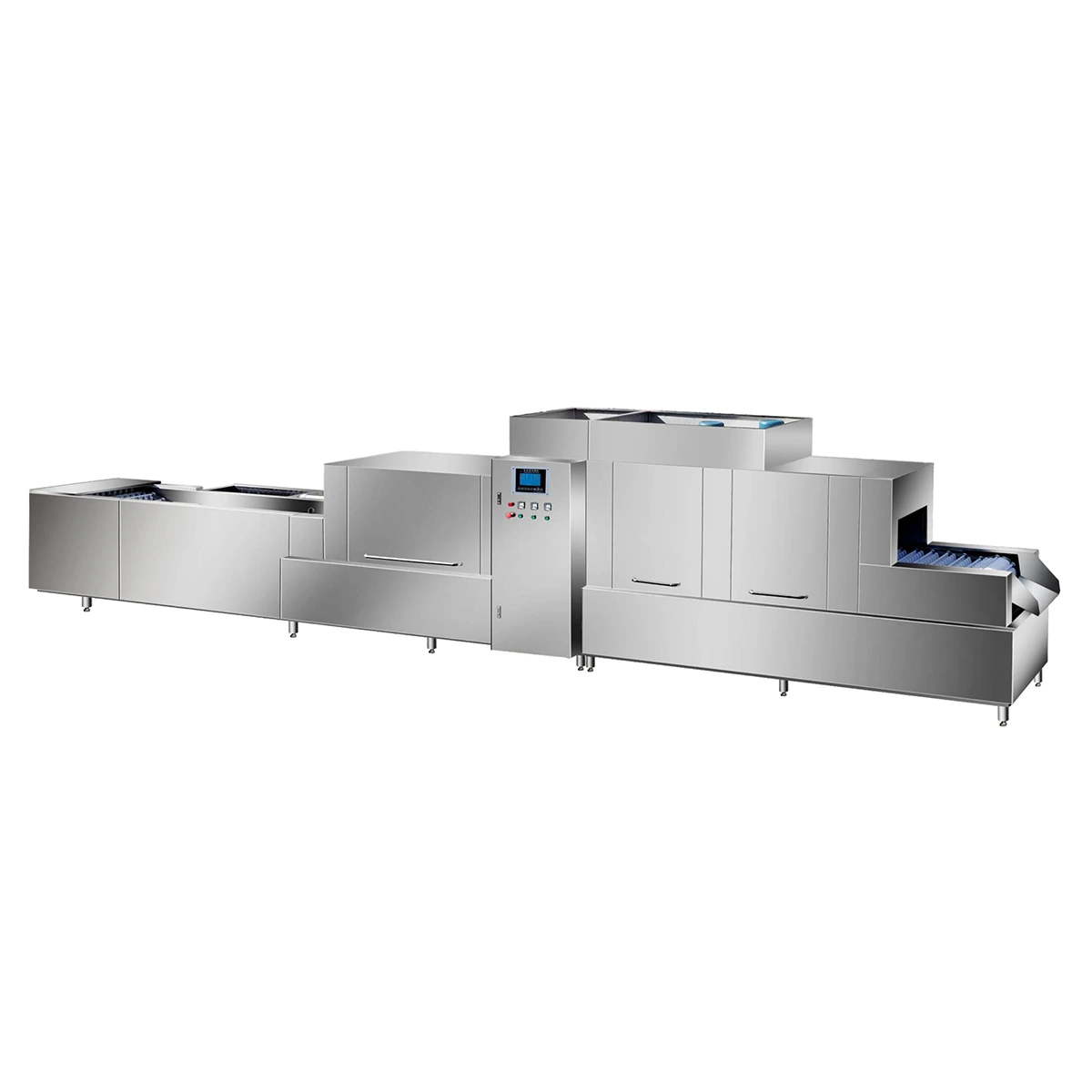 B250 Series Fully Automatic Conveyor All-in-One Dishwasher (Washing, Disinfection & Drying)