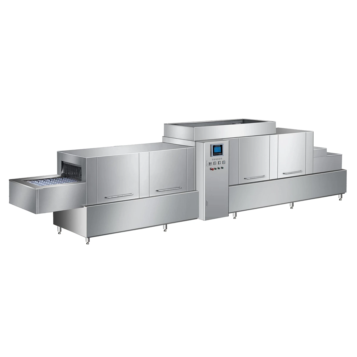 B250 Series Fully Automatic Conveyor All-in-One Dishwasher (Washing, Disinfection & Drying)
