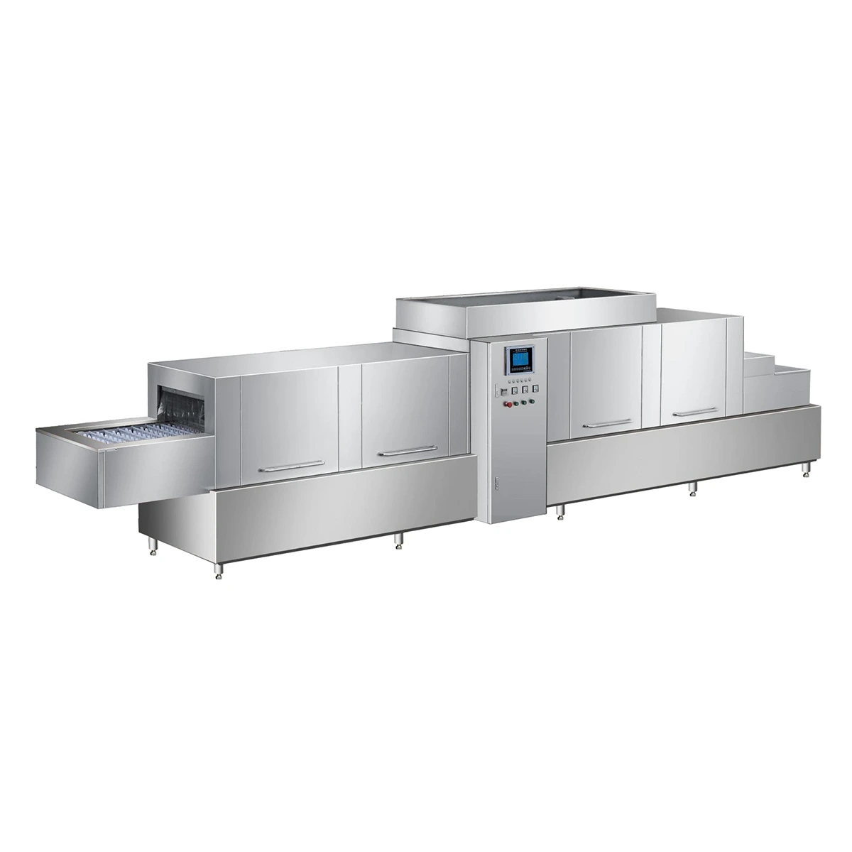 B250 Series Fully Automatic Conveyor All-in-One Dishwasher (Washing, Disinfection & Drying)